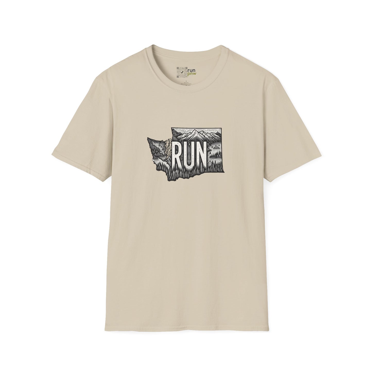 Run Washington Tee: Celebrate the Outdoors - Run PNW