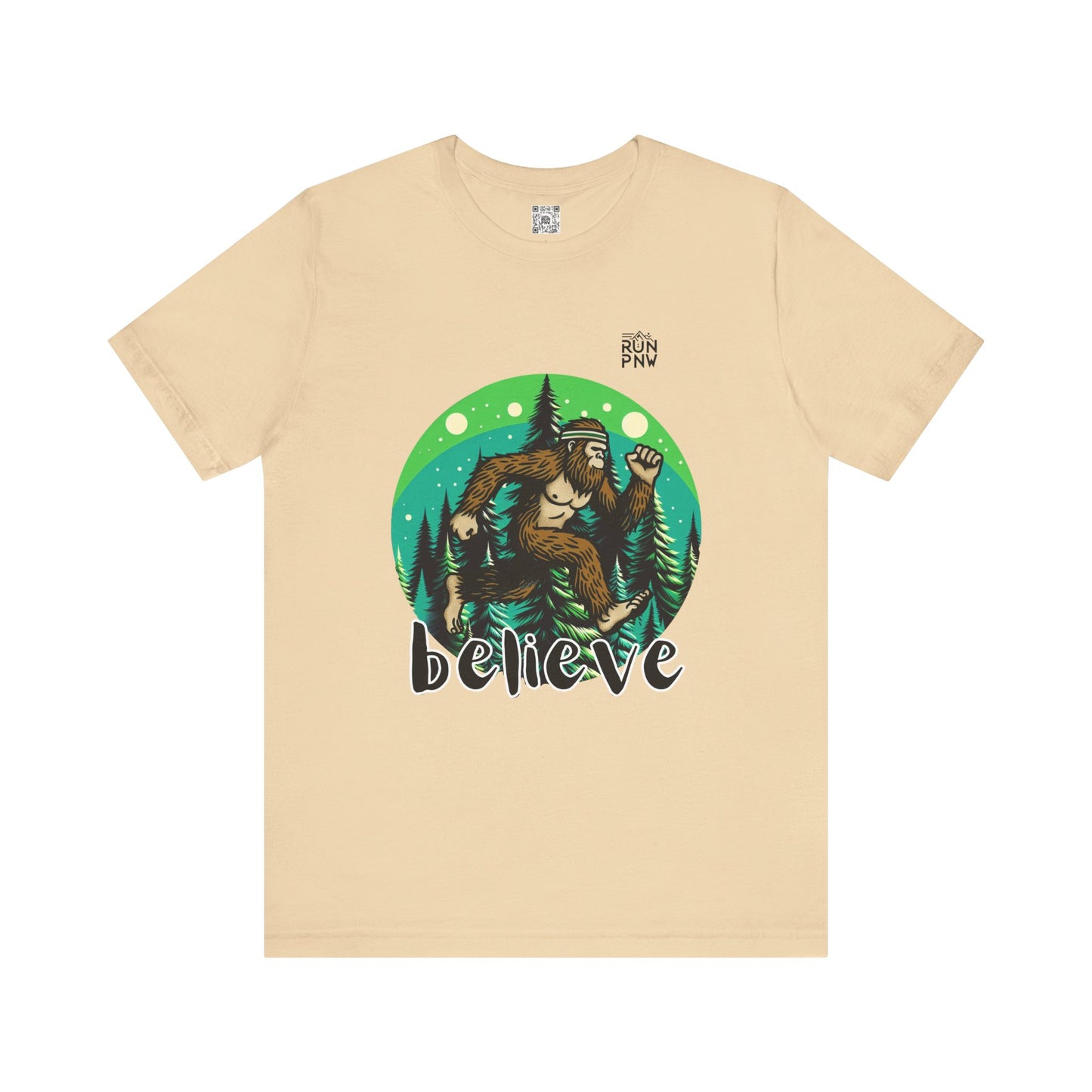 Believe Run PNW Bigfoot Tee - Run PNW