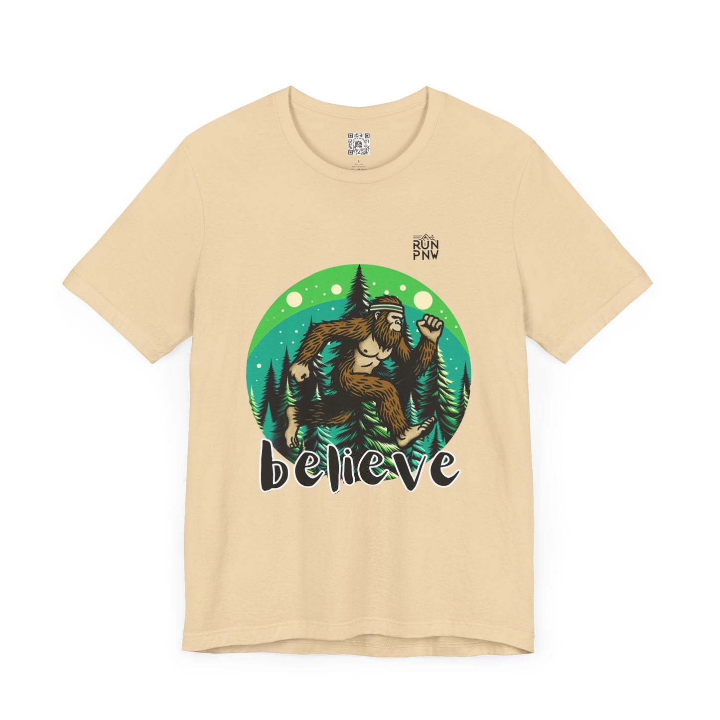 Believe Run PNW Bigfoot Tee - Run PNW
