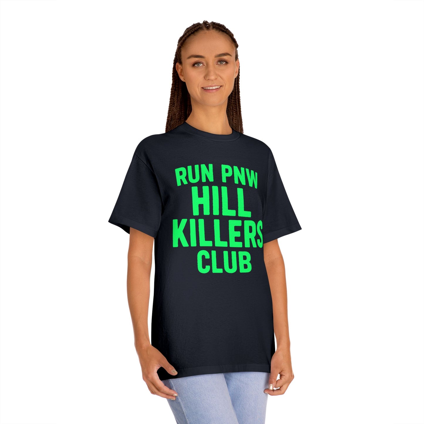 Run PNW Hill Killers Club Tee – Neon Edition