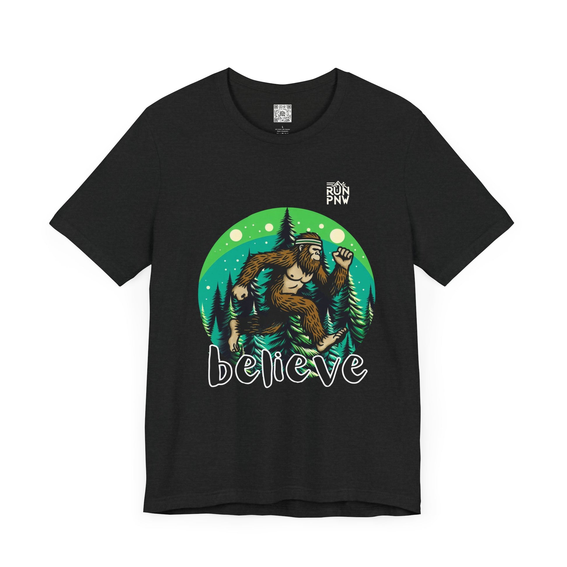 Believe Run PNW Bigfoot Tee - Run PNW
