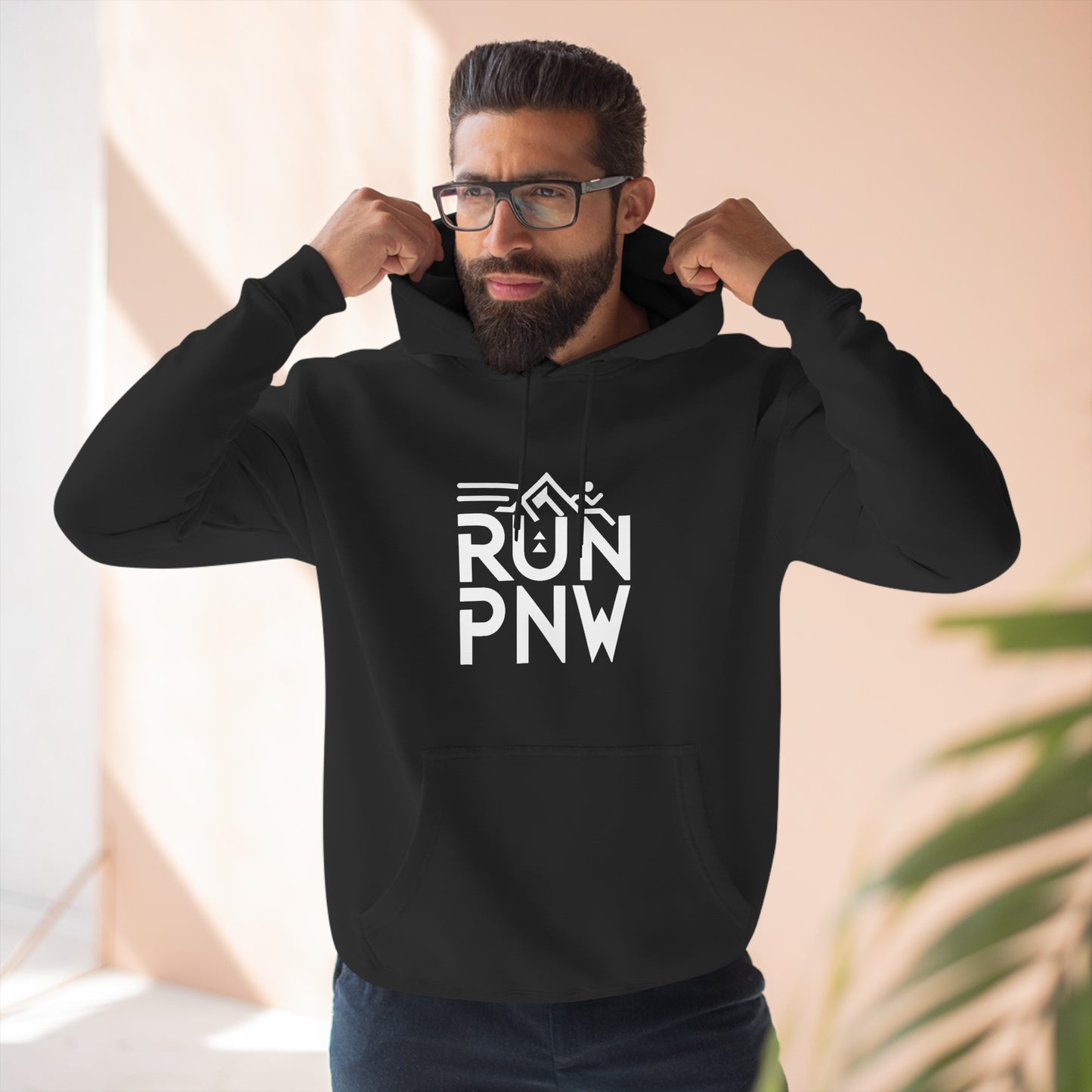 Run and Hide Fleece Hoodie - Run PNW