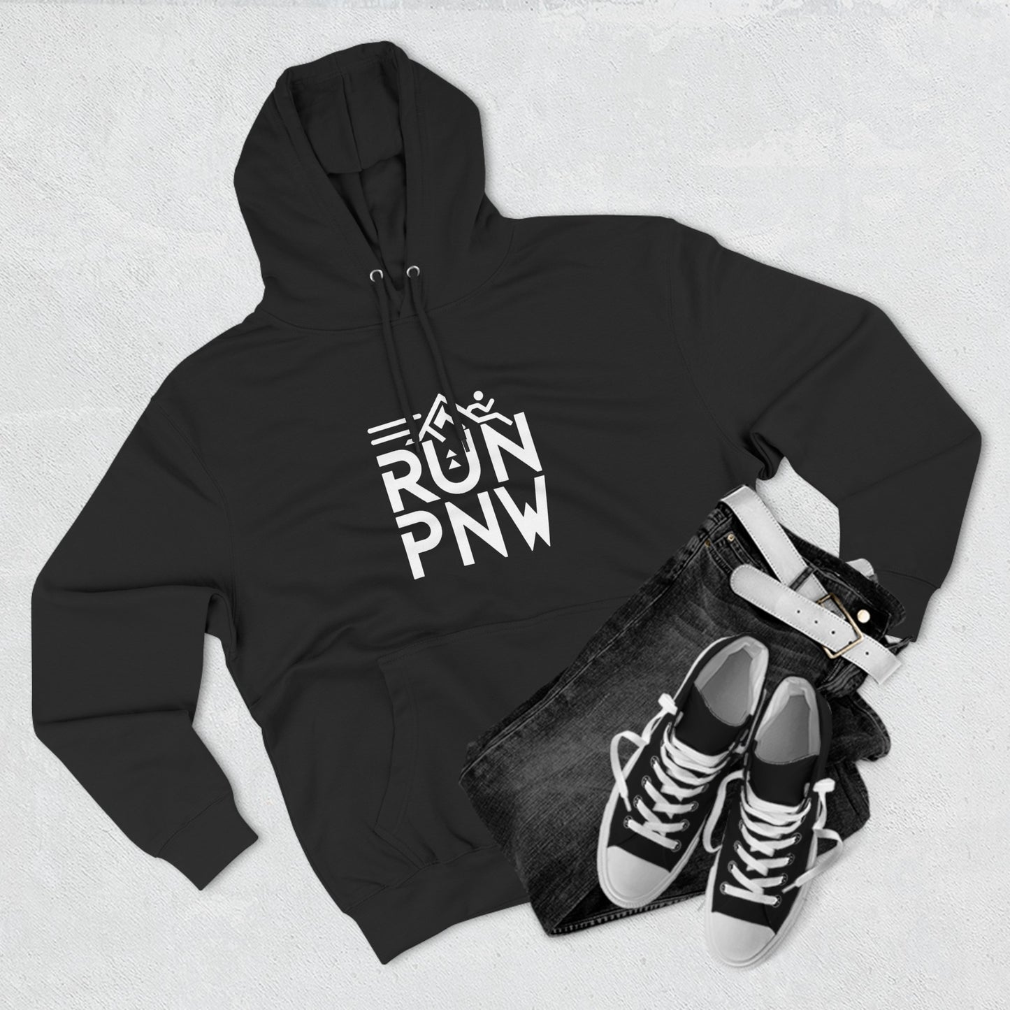 Run and Hide Fleece Hoodie - Run PNW