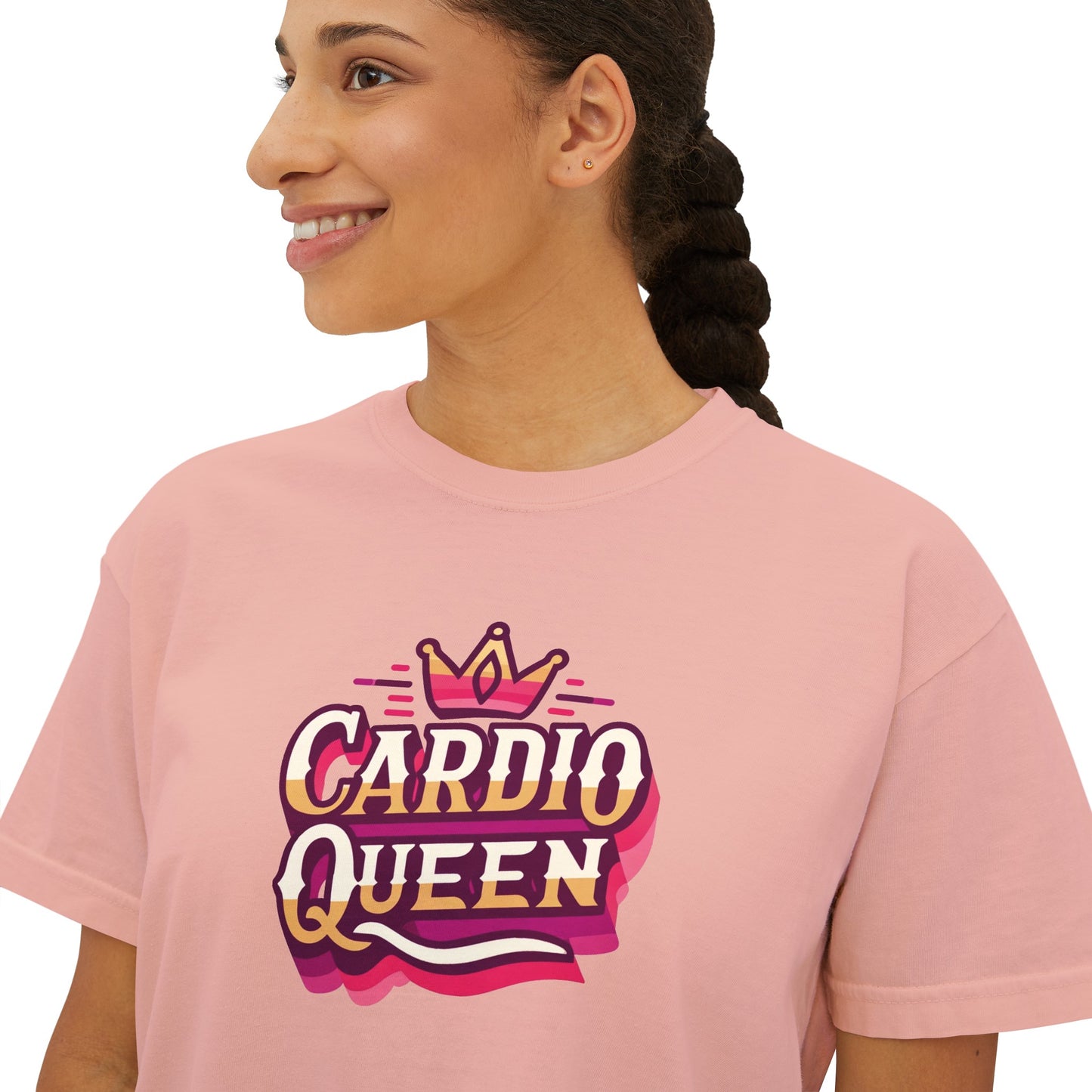 Cardio Queen Boxy Tee