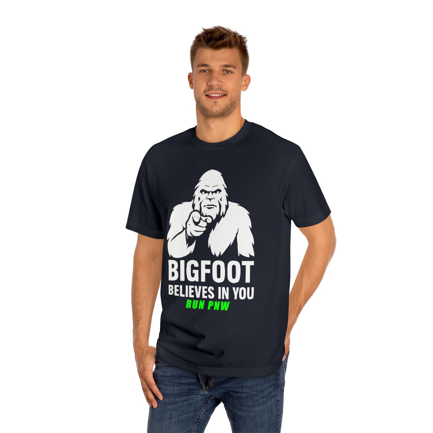 Bigfoot Believes In You - Run PNW Motivation Tee