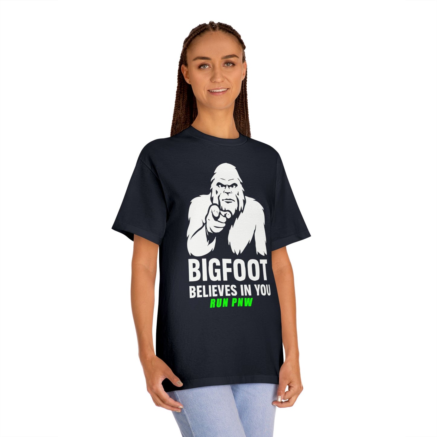 Bigfoot Believes In You - Run PNW Motivation Tee