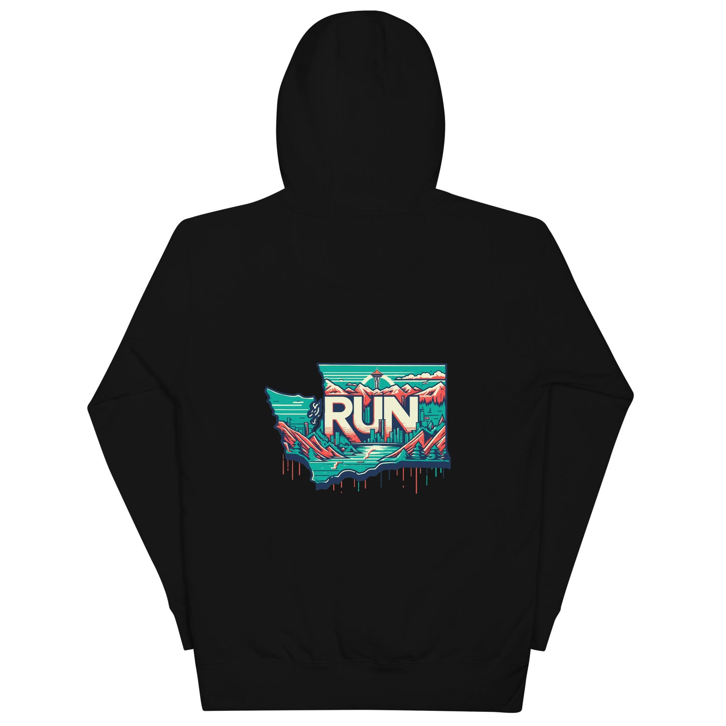 Washington Runner Vintage Drip Hoodie