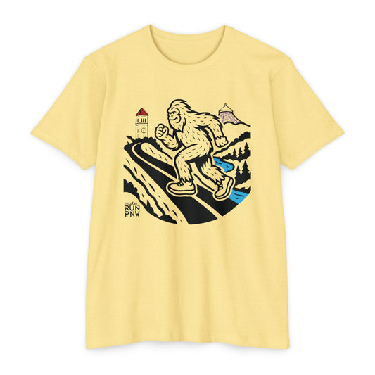 Run PNW Doomsday Hill Bigfoot Tee Color Splash