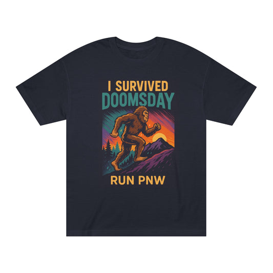 I Survived Doomsday - Run PNW Bigfoot Tee