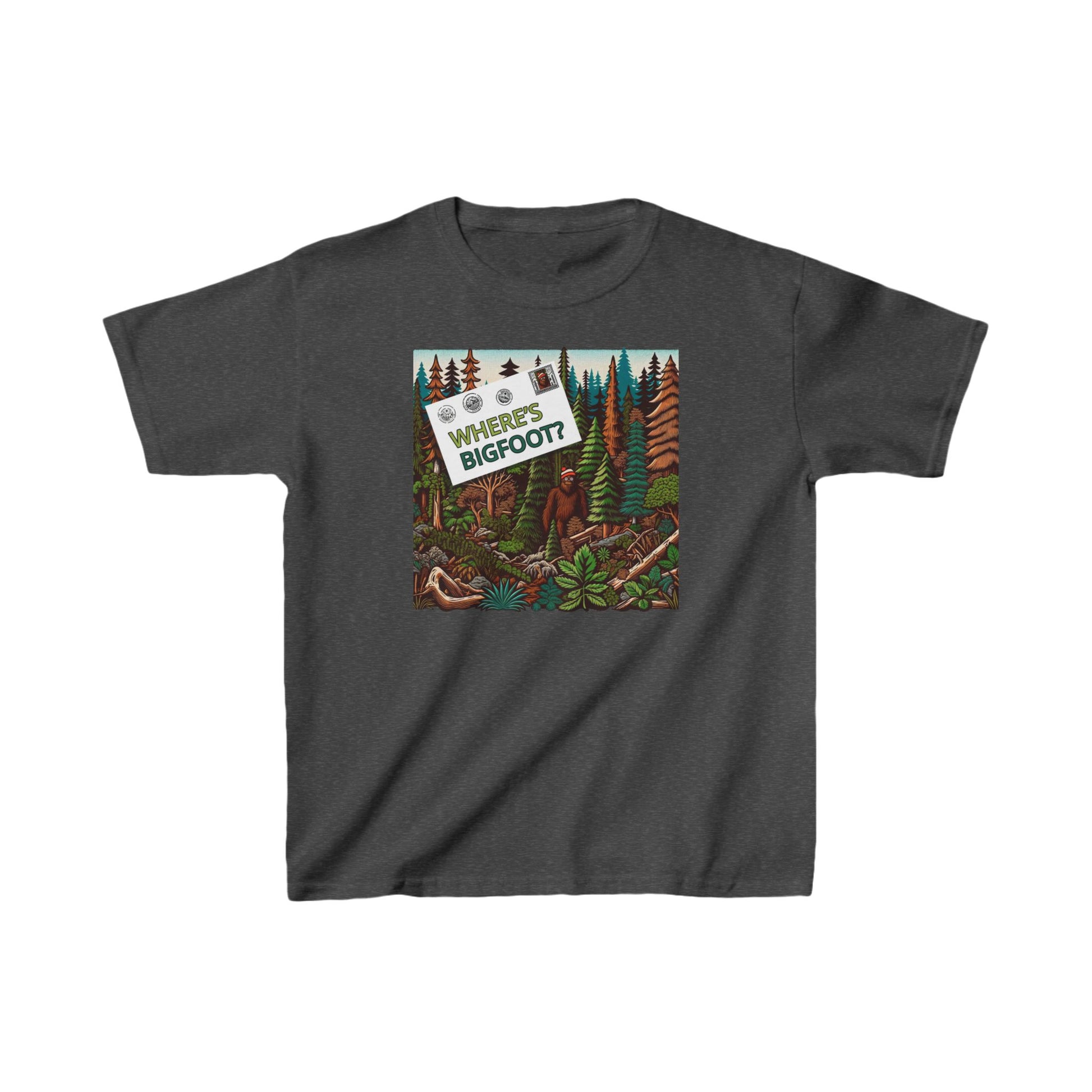 Youth Where's Bigfoot T-Shirt - Run PNW