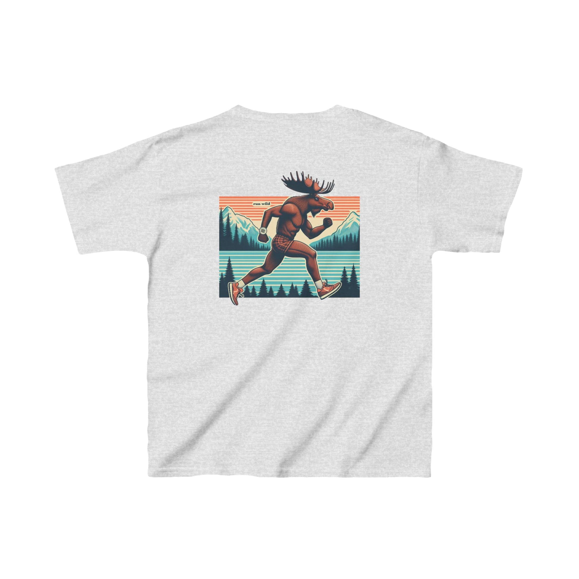 Youth Run Wild Moose T-Shirt - Run PNW