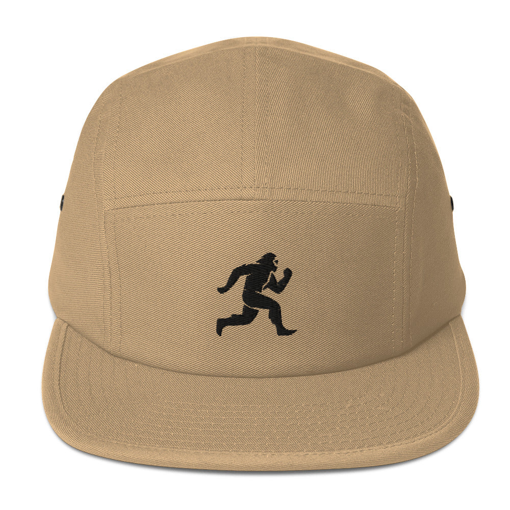 Embroidered Bigfoot Running Logo 5 Panel Cap - Run PNW